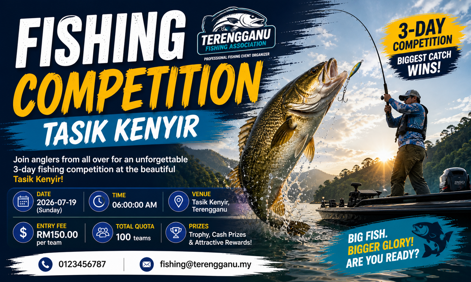 Fishing Competition - Tasik Kenyir Banner